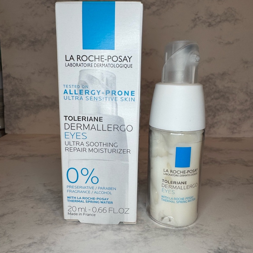 Toleriane Dermallergo Eyes Soothing Repair Moisturizer - White